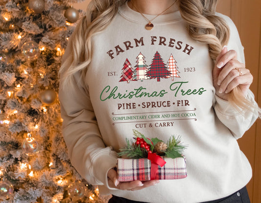 Farm Fresh Christmas Direct to Film Transfer